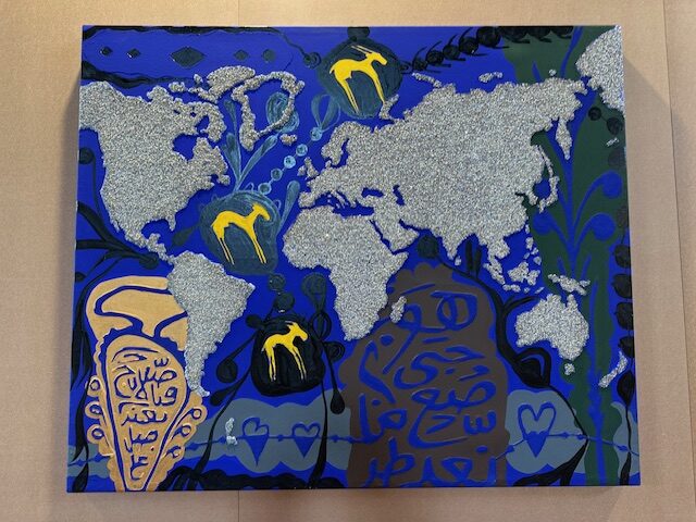 Fathi Hassan, La Mappa dell'amore (2009) © Maria Tatsos